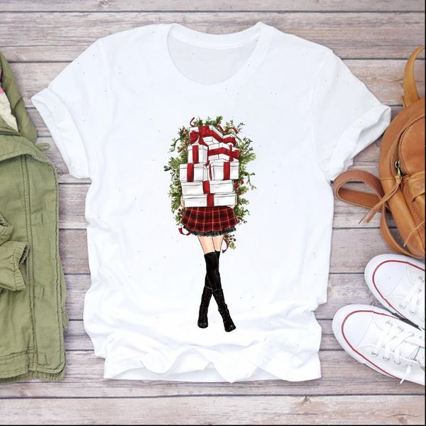 christmas cute girl fashion womens t shirts winter 90s holiday print graphic tee shirt, White
christmas cute girl fashion womens t shirts winter 90s holiday print graphic tee shirt, White