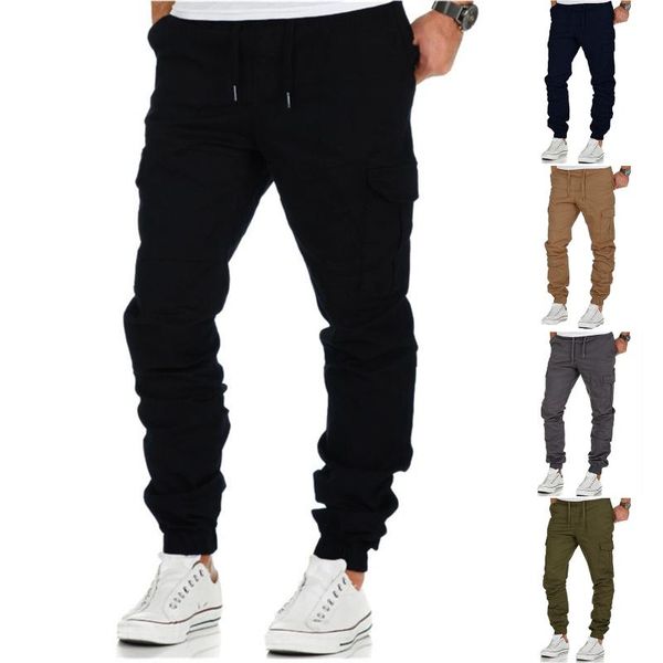 men's pants sweatpants four seasons leisure tooling multi-pocket solid color trousers cargo streetwear techwear ropa hombr, Black
men's pants sweatpants four seasons leisure tooling multi-pocket solid color trousers cargo streetwear techwear ropa hombr, Black