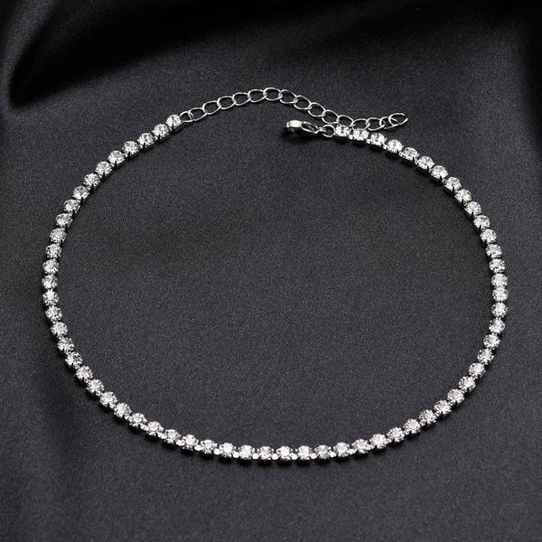 chokers luxury bling cz stone choker necklace for women, anti allergy stainless steel statement chain accessory, lady party jewelry, Golden;silver
chokers luxury bling cz stone choker necklace for women, anti allergy stainless steel statement chain accessory, lady party jewelry, Golden;silver