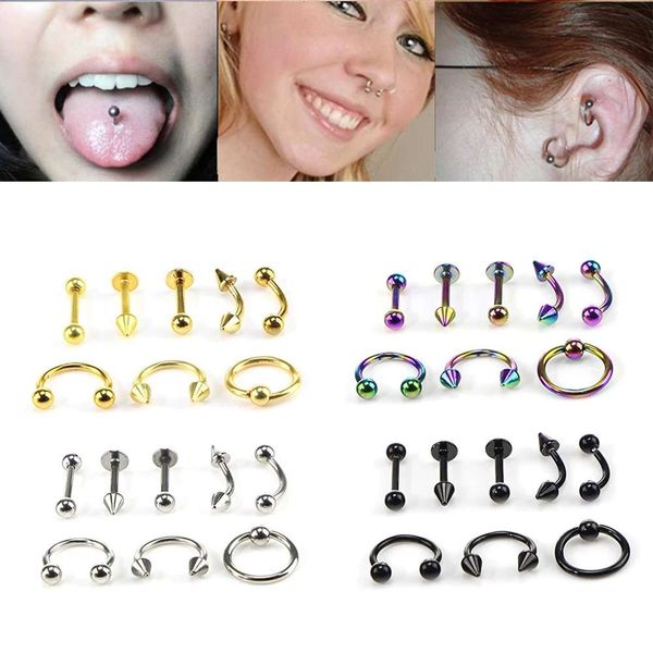8pcs puncture accessories set style tongue nail mixed stainless steel lip eyebrow nose
8pcs puncture accessories set style tongue nail mixed stainless steel lip eyebrow nose