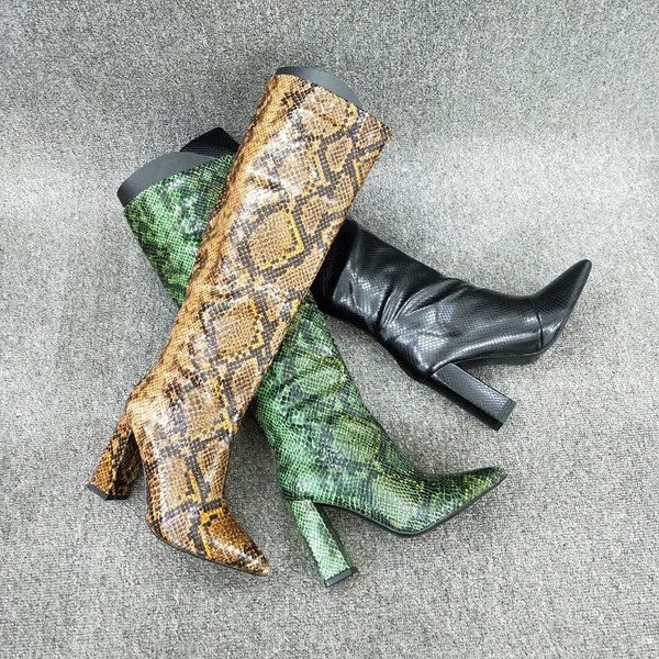 boots pointy boot women's rubber shoes rain thigh high heels snake print luxury designer pointe stiletto over-the-knee, Black
boots pointy boot women's rubber shoes rain thigh high heels snake print luxury designer pointe stiletto over-the-knee, Black