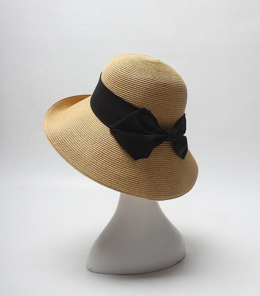 6pcs nice foldable black bowknot bucket hats fashion women summer beach straw hat pocketable ladies wide brim sun caps wholesale, Blue;gray
6pcs nice foldable black bowknot bucket hats fashion women summer beach straw hat pocketable ladies wide brim sun caps wholesale, Blue;gray