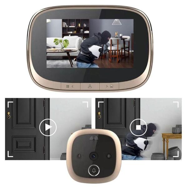 4.3 inch motion sensor night vision security camera peephole viewer doorbell doorbells
4.3 inch motion sensor night vision security camera peephole viewer doorbell doorbells