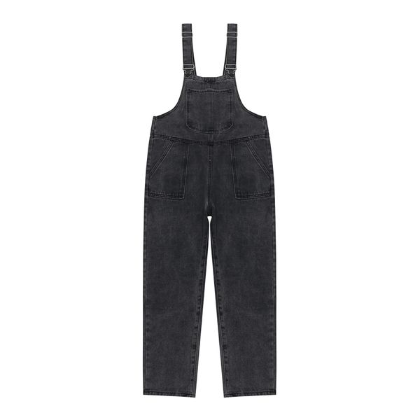 women black autumn winter overalls straight solid jeans pocket casual loose ankle length pants p0003 210514, Blue
women black autumn winter overalls straight solid jeans pocket casual loose ankle length pants p0003 210514, Blue