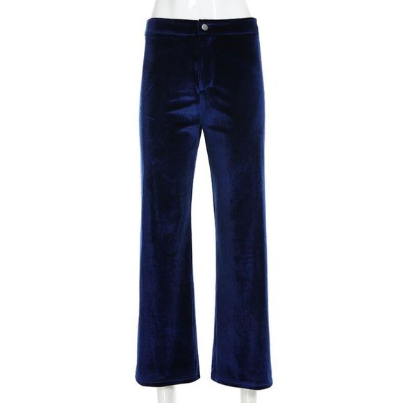 women's pants & capris autumn and winter fashion high waist velvet wide leg casual trousers, Black;white
women's pants & capris autumn and winter fashion high waist velvet wide leg casual trousers, Black;white