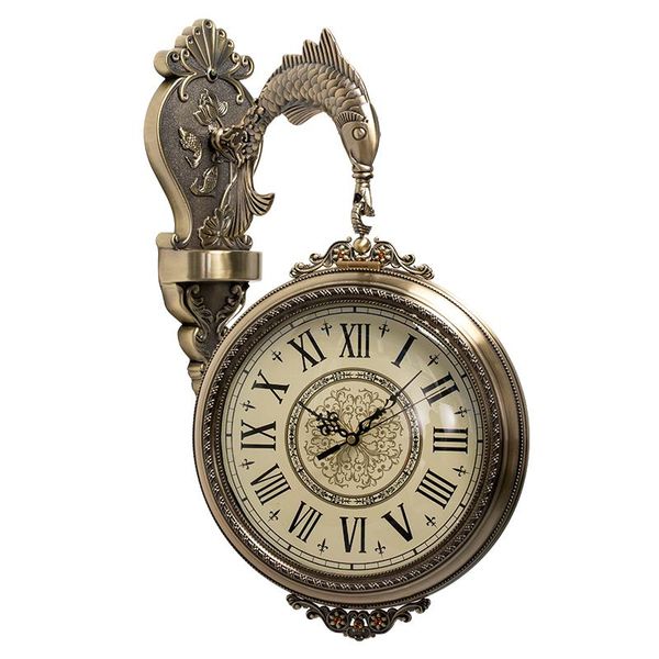 american and european style affordable luxury lucky carp double-sided wall clock living room dining corridor aisle clocks
american and european style affordable luxury lucky carp double-sided wall clock living room dining corridor aisle clocks