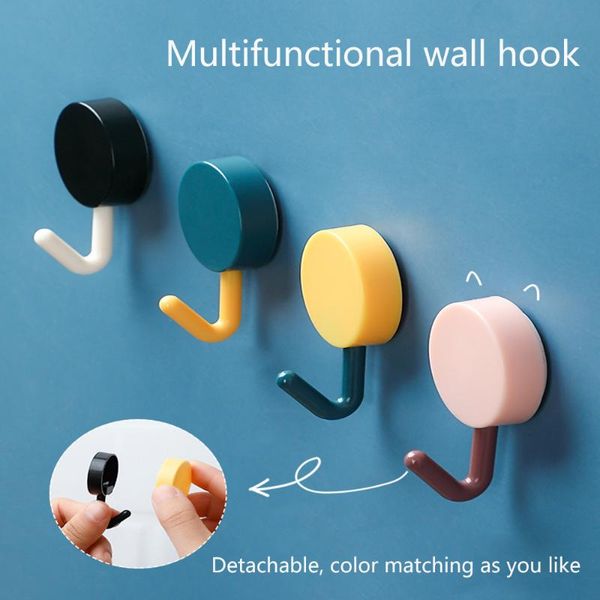 hooks & rails 10pcs multifunctional sticky punch waterproof candy color kitchen bathroom household strong load-bearing wall hook
hooks & rails 10pcs multifunctional sticky punch waterproof candy color kitchen bathroom household strong load-bearing wall hook