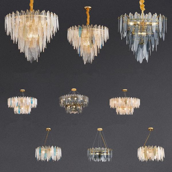 pendant lamps modern luxury living room plate glass e14 led lights gold metal chain hanging indoor lighting fixture
pendant lamps modern luxury living room plate glass e14 led lights gold metal chain hanging indoor lighting fixture