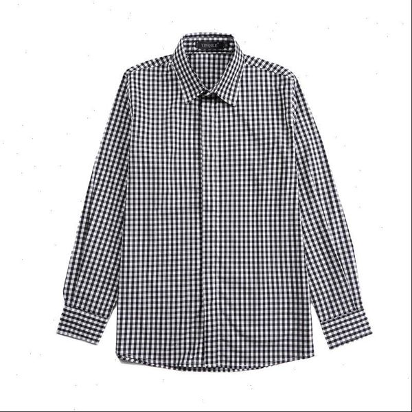 women womens shirt blouse early autumn casual plaid classic all match design asian female oversize quality cotton, White
women womens shirt blouse early autumn casual plaid classic all match design asian female oversize quality cotton, White