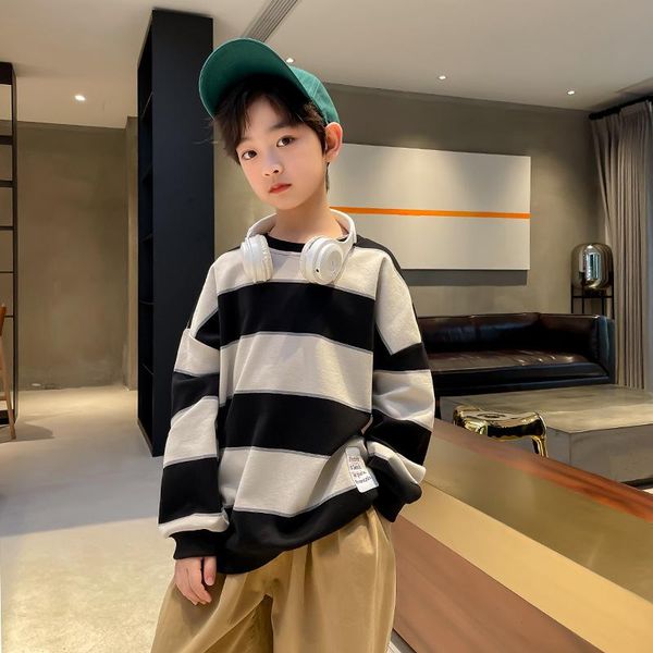 hoodies & sweatshirts 2021 spring fall bottoming shirt boys casul sport roun neck sweatshirt children striped sweats teen fashion trend clot, Black
hoodies & sweatshirts 2021 spring fall bottoming shirt boys casul sport roun neck sweatshirt children striped sweats teen fashion trend clot, Black