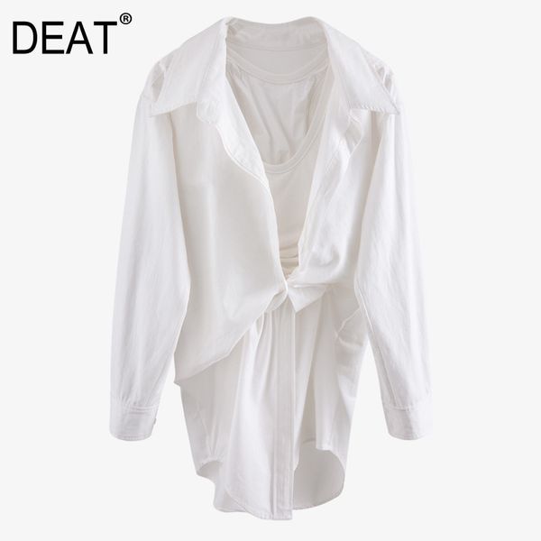 deat spring and summer fashion women shirt dress t-shirt patchwork fake two pieces vestid tide wl96100l 210428, Black;gray
deat spring and summer fashion women shirt dress t-shirt patchwork fake two pieces vestid tide wl96100l 210428, Black;gray