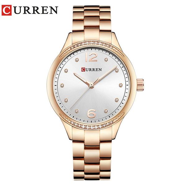 wristwatches curren watch women fashion dress ladies wristwatch rhinestone quartz clock stainless steel waterproof montre femme, Slivery;brown
wristwatches curren watch women fashion dress ladies wristwatch rhinestone quartz clock stainless steel waterproof montre femme, Slivery;brown