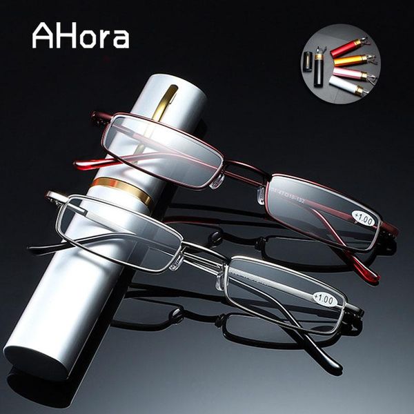 sunglasses ahora portable mini metal square frame reading glasses with case presbyopia eyeglasses diopter +1.0 1.5 +2.0 2.5 3.0, White;black
sunglasses ahora portable mini metal square frame reading glasses with case presbyopia eyeglasses diopter +1.0 1.5 +2.0 2.5 3.0, White;black