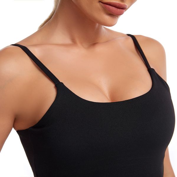 2021 new yoga vest women naked sense sports underwear fitness running shock absorption sling bra, Black;white
2021 new yoga vest women naked sense sports underwear fitness running shock absorption sling bra, Black;white