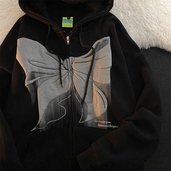 women's hoodies & sweatshirts y2k zip-up hoodie 2021 women hip hop streetwear butterfly heart letter bear print sweatshirt autumn haraj, Black
women's hoodies & sweatshirts y2k zip-up hoodie 2021 women hip hop streetwear butterfly heart letter bear print sweatshirt autumn haraj, Black