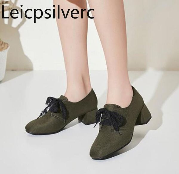 dress shoes pumps spring and autumn style fashion flock square head lace-up thick heel mid women's shoe plus size 30-43, Black
dress shoes pumps spring and autumn style fashion flock square head lace-up thick heel mid women's shoe plus size 30-43, Black