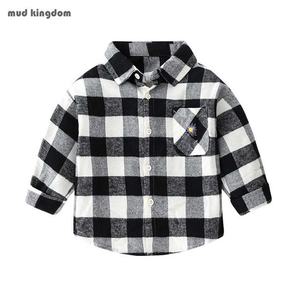 mudkingdom boys plaid shirts long sleeve autumn winter button down daisy flower causal lapel kids clothes children 210615, White;black
mudkingdom boys plaid shirts long sleeve autumn winter button down daisy flower causal lapel kids clothes children 210615, White;black