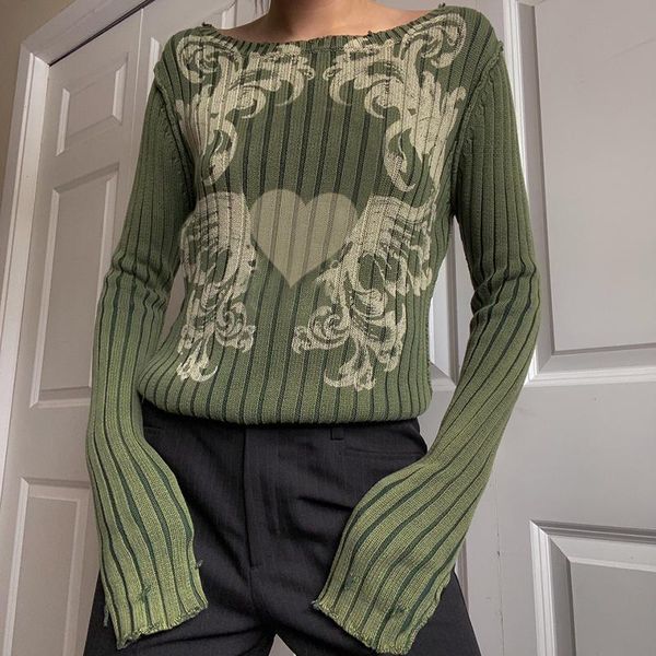 women's sweaters women vintage casual knitted long sleeve slim fit jumpers autumn y2k aesthetic pullover knitwear grunge streetwear, White;black
women's sweaters women vintage casual knitted long sleeve slim fit jumpers autumn y2k aesthetic pullover knitwear grunge streetwear, White;black