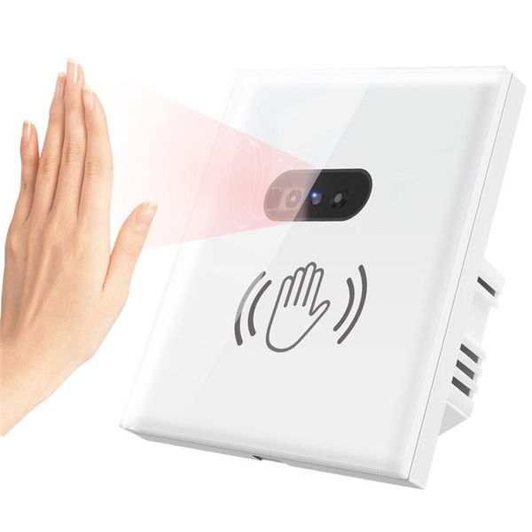 smart home control wall light infrared sensor switch us/eu standard 10a ac100-240v neutral wire glass panel indicator no need to touch
smart home control wall light infrared sensor switch us/eu standard 10a ac100-240v neutral wire glass panel indicator no need to touch