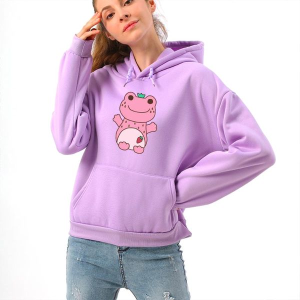 women's hoodies & sweatshirts cute frog print hood sweatshirt gothic for teen girls long sleeve leisure pullover oversize hoodie, Black
women's hoodies & sweatshirts cute frog print hood sweatshirt gothic for teen girls long sleeve leisure pullover oversize hoodie, Black