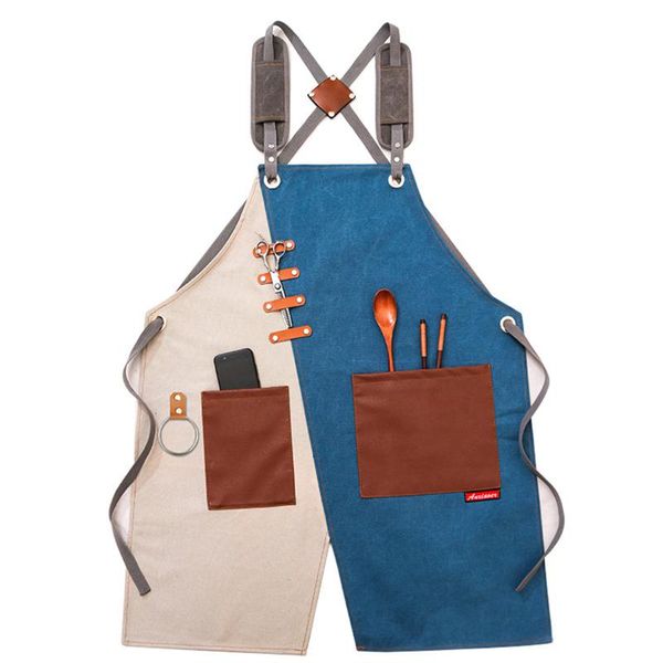 canvas kitchen aprons for woman men cowboy apron grill restaurant bar shop cafes beauty nails studios uniform denim overalls
canvas kitchen aprons for woman men cowboy apron grill restaurant bar shop cafes beauty nails studios uniform denim overalls