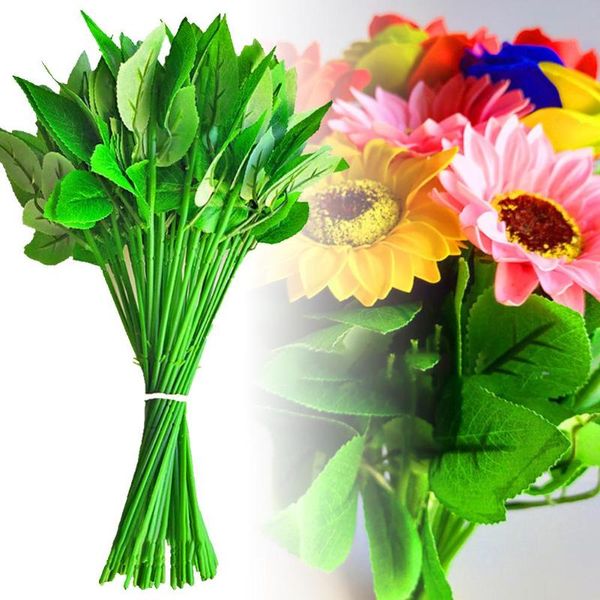 50pcs roses flower stems green leaf pole bouquet wedding diy decoration decorative flowers & wreaths
50pcs roses flower stems green leaf pole bouquet wedding diy decoration decorative flowers & wreaths