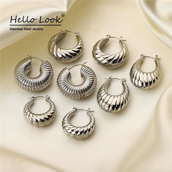 hoop & huggie hellolook steel color large croissant earrings for women stainless snail shell hollow ear ring jewelry, Golden;silver
hoop & huggie hellolook steel color large croissant earrings for women stainless snail shell hollow ear ring jewelry, Golden;silver