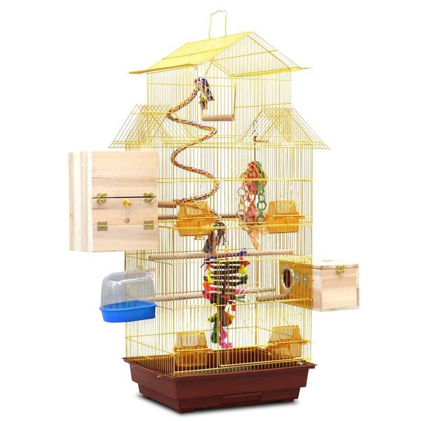 bird cages luxurious large metal cage parrot house chastity decoration outdoor hanging
bird cages luxurious large metal cage parrot house chastity decoration outdoor hanging