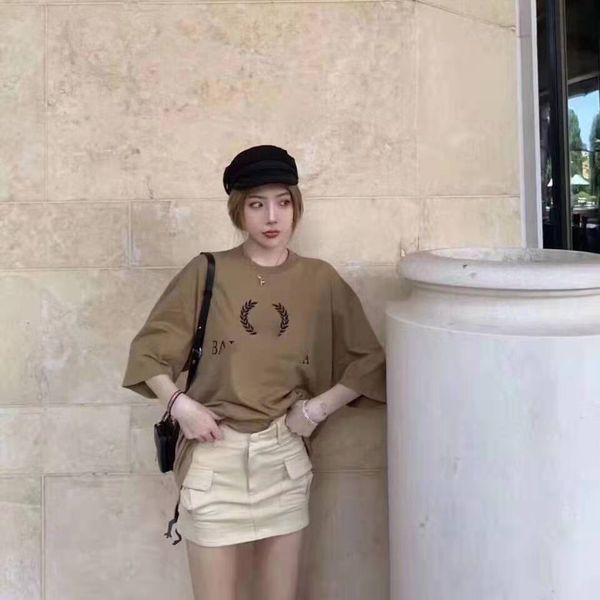 luxury design correct version summer family wheat print round neck short sleeve t-shirt over size style b001, White
luxury design correct version summer family wheat print round neck short sleeve t-shirt over size style b001, White