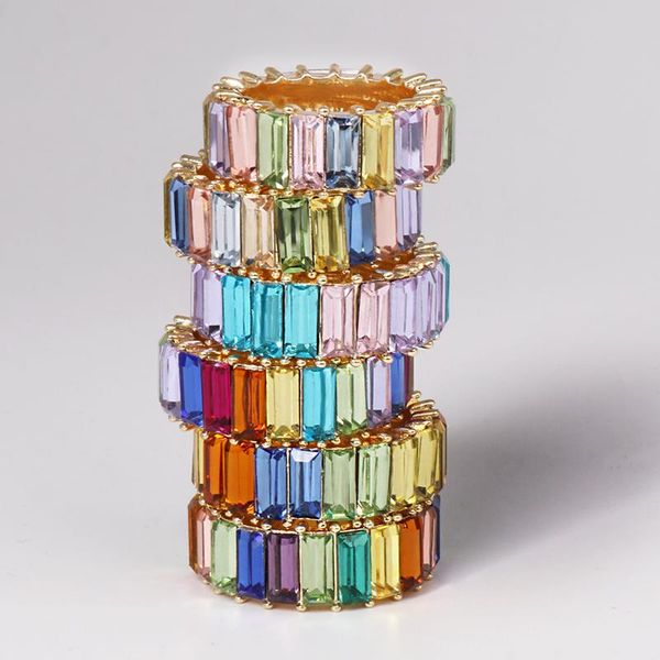 wedding rings aoteman casual style gold filled fashion rainbow eternity band square baguette cz ring for women colorful jewelry, Slivery;golden
wedding rings aoteman casual style gold filled fashion rainbow eternity band square baguette cz ring for women colorful jewelry, Slivery;golden