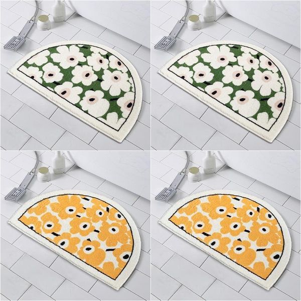carpets nordic flower bath mat rug entrance doormat anti slip kitchen floor shower carpet half round water absorbent bathroom rugs
carpets nordic flower bath mat rug entrance doormat anti slip kitchen floor shower carpet half round water absorbent bathroom rugs