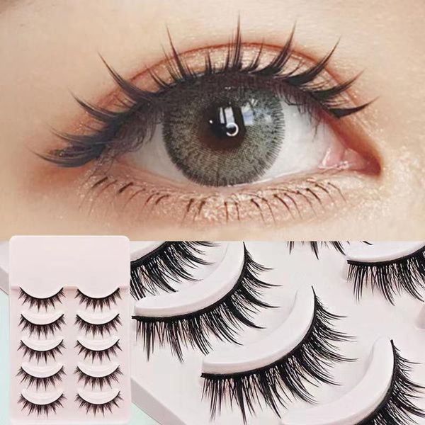 five pairs of false eyelashes thick cotton thread stem lifelike three-dimensional multi-layer
five pairs of false eyelashes thick cotton thread stem lifelike three-dimensional multi-layer