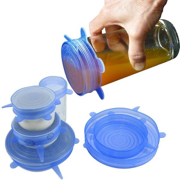 kitchen storage & organization silicone stretch lids 6 pack different size stretchable food covers for cups, pots, can,bowls,dishes,mugs,jar
kitchen storage & organization silicone stretch lids 6 pack different size stretchable food covers for cups, pots, can,bowls,dishes,mugs,jar