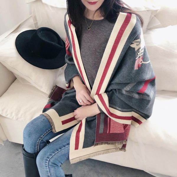 scarves 2021 spring winter scarf for women horse print cashmere pashmina thick warm blanket shawl wraps female bufanda, Blue;gray
scarves 2021 spring winter scarf for women horse print cashmere pashmina thick warm blanket shawl wraps female bufanda, Blue;gray