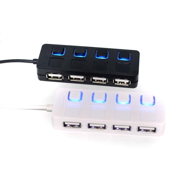 hubs 4-port usb 2.0 hub with individual led light power switches, usb2.0 splitter, extension for u disk, card reader, pc
hubs 4-port usb 2.0 hub with individual led light power switches, usb2.0 splitter, extension for u disk, card reader, pc