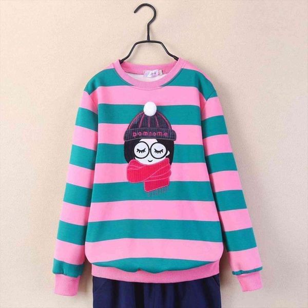 sweatshirts for girls teen childrens clothing spring autumn hoodie stripe kids fleece sweatshirt clothes 12 13 years, Black
sweatshirts for girls teen childrens clothing spring autumn hoodie stripe kids fleece sweatshirt clothes 12 13 years, Black