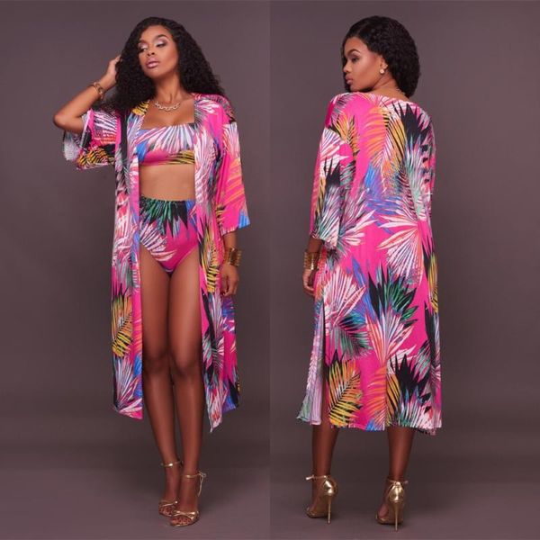summer beach womens printing three-piece suit and pants 3 piece set fashion long sleeve elastic tight clothing women's two, White
summer beach womens printing three-piece suit and pants 3 piece set fashion long sleeve elastic tight clothing women's two, White