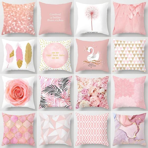 pillow case customizable pillowcase household creative european style decoration soft 45*45cm polyester peachskin cushion cover
pillow case customizable pillowcase household creative european style decoration soft 45*45cm polyester peachskin cushion cover