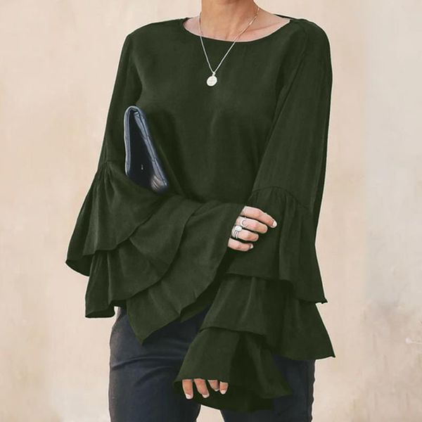 women's blouses & shirts zanzea 2021 stylish flounce sleeve v neck backless blouse blusas female solid plus size summer tunic, White
women's blouses & shirts zanzea 2021 stylish flounce sleeve v neck backless blouse blusas female solid plus size summer tunic, White