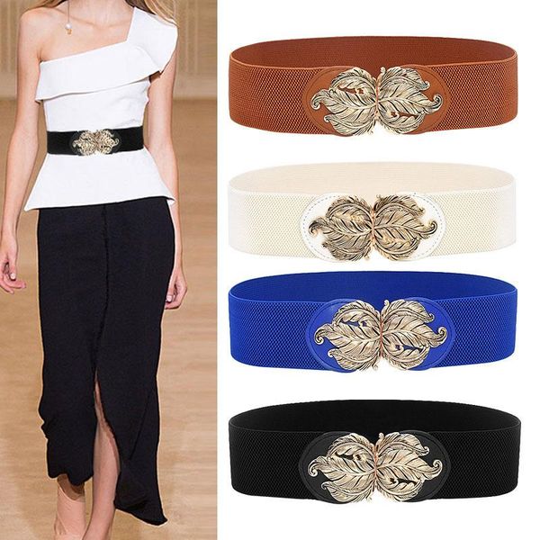 belts retro corset belt elastic wide flower alloy buckle lady dress coat sweater decor waistband women cummerbunds waist straps, Black;brown
belts retro corset belt elastic wide flower alloy buckle lady dress coat sweater decor waistband women cummerbunds waist straps, Black;brown