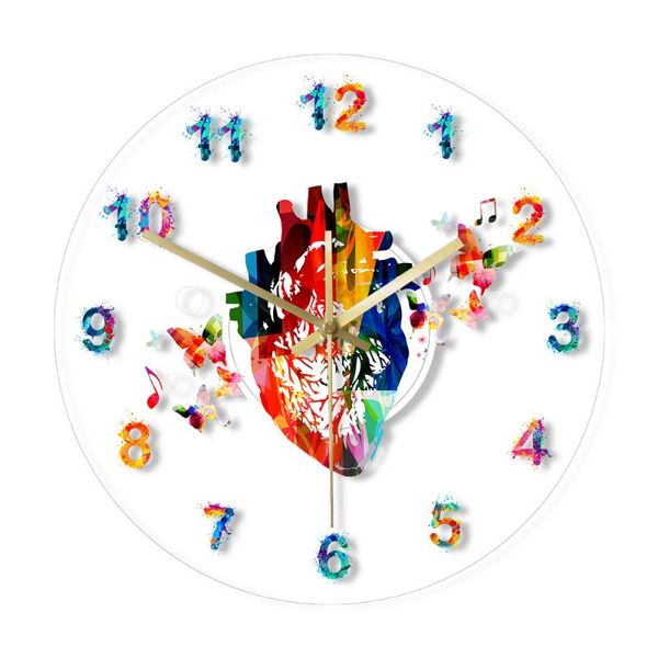 wall clocks heart design anatomy watercolour painting print acrylic clock office art decor cardiovascular artwork
wall clocks heart design anatomy watercolour painting print acrylic clock office art decor cardiovascular artwork