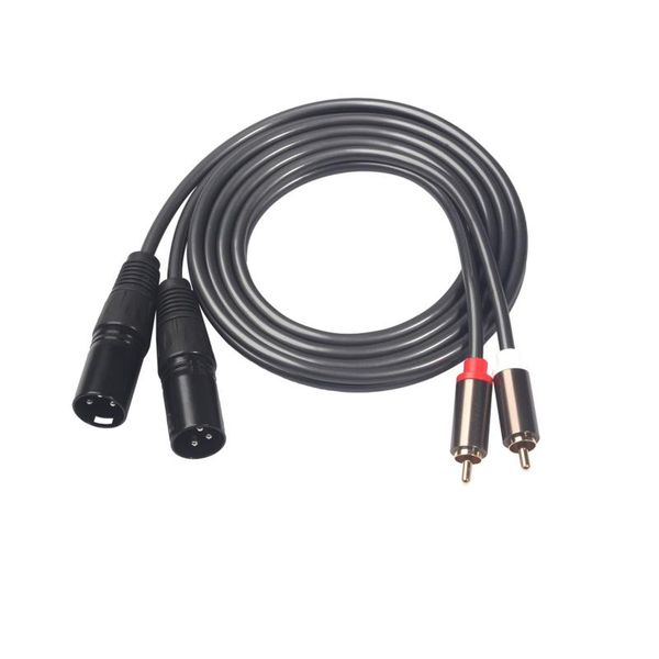 1.5m plug jack connector rca to 2 xlr male music stereo adapter cable audio line connectors for phones tv sound speakers #lr2 computer cable
1.5m plug jack connector rca to 2 xlr male music stereo adapter cable audio line connectors for phones tv sound speakers #lr2 computer cable