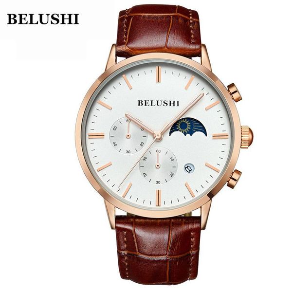 wristwatches belushi men multifunctional waterproof watch moonphase & star dial leather belt fashion 5-pin quartz watches wristwatch, Slivery;brown
wristwatches belushi men multifunctional waterproof watch moonphase & star dial leather belt fashion 5-pin quartz watches wristwatch, Slivery;brown