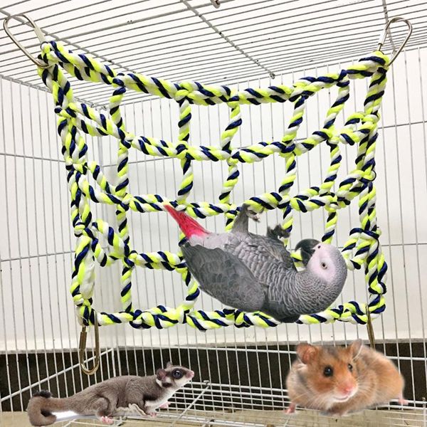 1pc climbing net for parrot pets bird cage toy game hanging rope with buckles swing ladder parakeet budgie macaw play gym toys small animal
1pc climbing net for parrot pets bird cage toy game hanging rope with buckles swing ladder parakeet budgie macaw play gym toys small animal