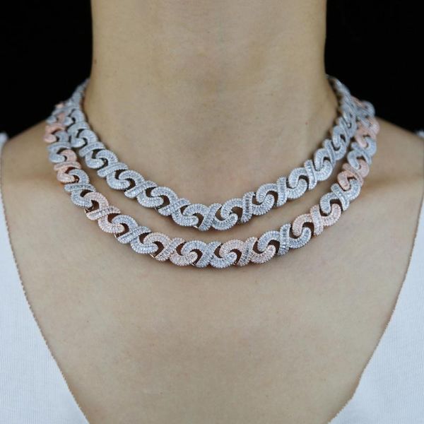 chokers 2021 hiphop baguette cubic zirconia infinity miami cuban chain necklace men women iced out bling two tone plated fashion jewelry, Golden;silver
chokers 2021 hiphop baguette cubic zirconia infinity miami cuban chain necklace men women iced out bling two tone plated fashion jewelry, Golden;silver
