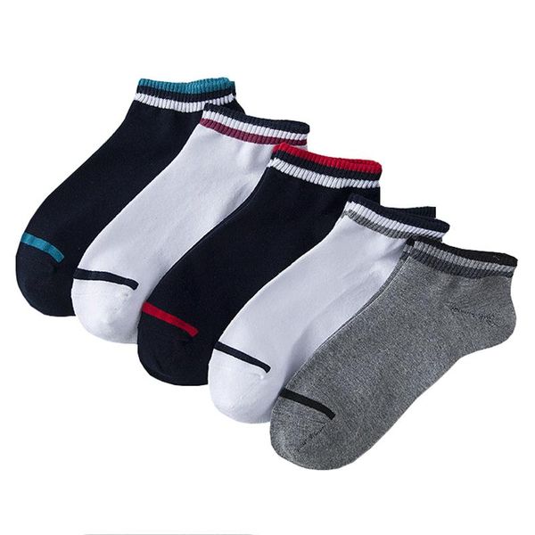 men's socks 10pcs= 5pairs /lot cotton fashion solid color striped boat male casual breathable boy fun meias, Black
men's socks 10pcs= 5pairs /lot cotton fashion solid color striped boat male casual breathable boy fun meias, Black