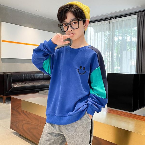 hoodies & sweatshirts boys cartoon letter print pullover stitching long-sleeved t-shirt cotton spring and autumn loose casual sportswea, Black
hoodies & sweatshirts boys cartoon letter print pullover stitching long-sleeved t-shirt cotton spring and autumn loose casual sportswea, Black