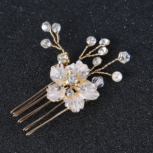 hair clips & barrettes korean pearl rhinestone comb classic with five teeth bridal headdress wedding accessories, Golden;silver
hair clips & barrettes korean pearl rhinestone comb classic with five teeth bridal headdress wedding accessories, Golden;silver
