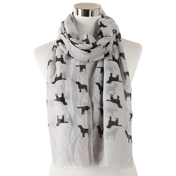 2021 G Fashion scarves scarf spring and summer high quality cute dog animal print women's shawl, Blue;gray
2021 G Fashion scarves scarf spring and summer high quality cute dog animal print women's shawl, Blue;gray