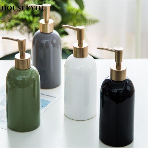 solid color ceramic liquid soap dispenser washing shower gel bottle press el club bathroom shampoo lotion
solid color ceramic liquid soap dispenser washing shower gel bottle press el club bathroom shampoo lotion